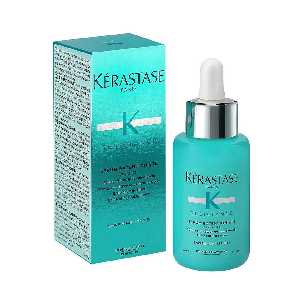 Energizing leave-in hair serum to stimulate and protect the scalp for healthy long hair.
